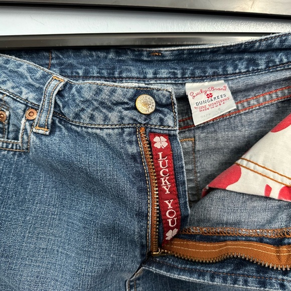 Lucky Brand Dungarees, long denim skirt - Picture 4 of 13